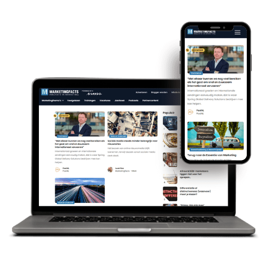 Mockup Marketingfacts website